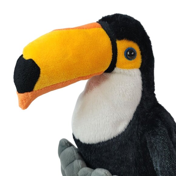 Webkinz Toco Toucan Plush Black Orange Bird No Code Beans In Tush Ganz HM223 - Picture 2 of 10